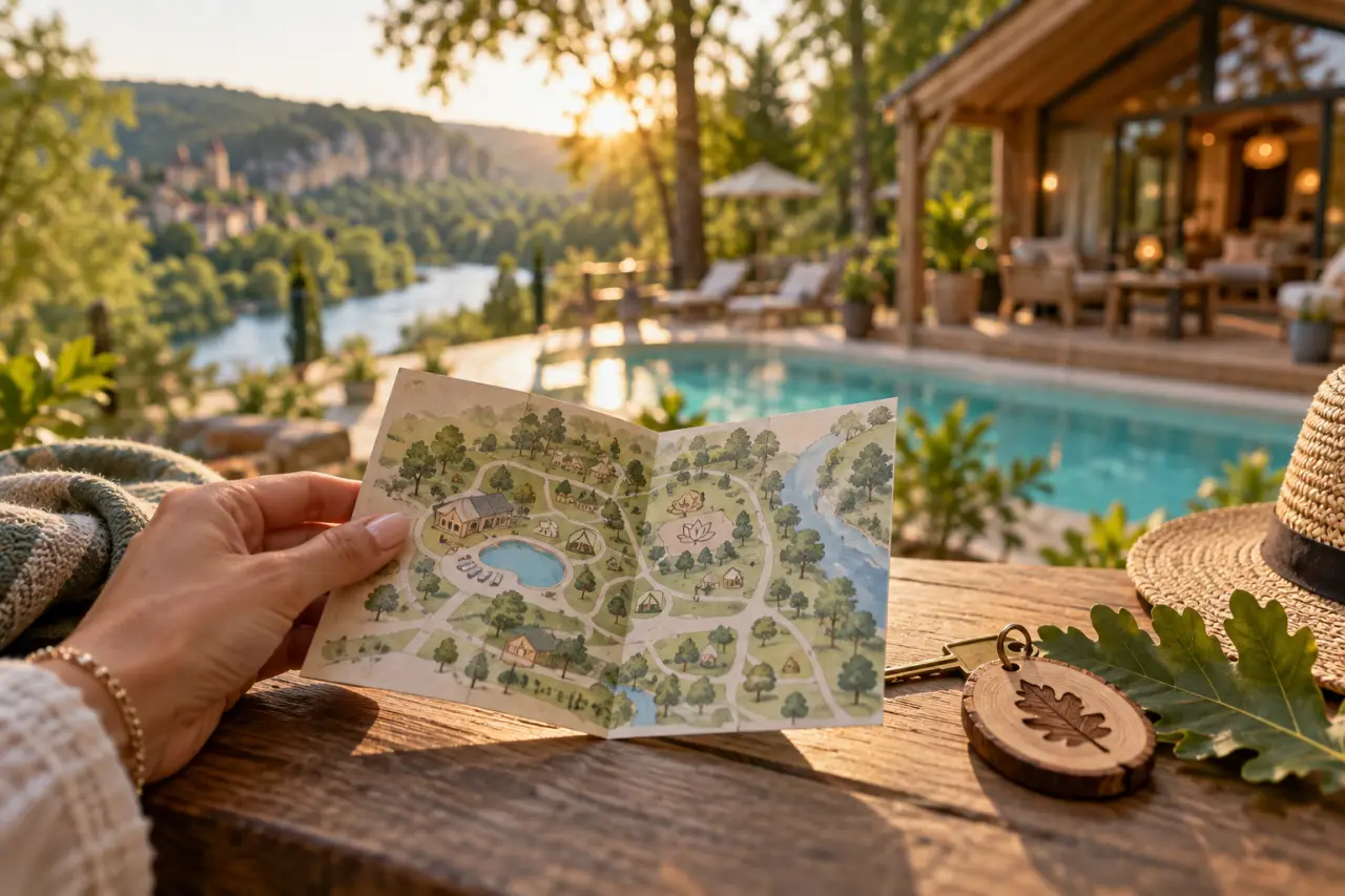 Camping 5 étoiles en Dordogne : choisissez votre zone, vos équipements et votre hébergement