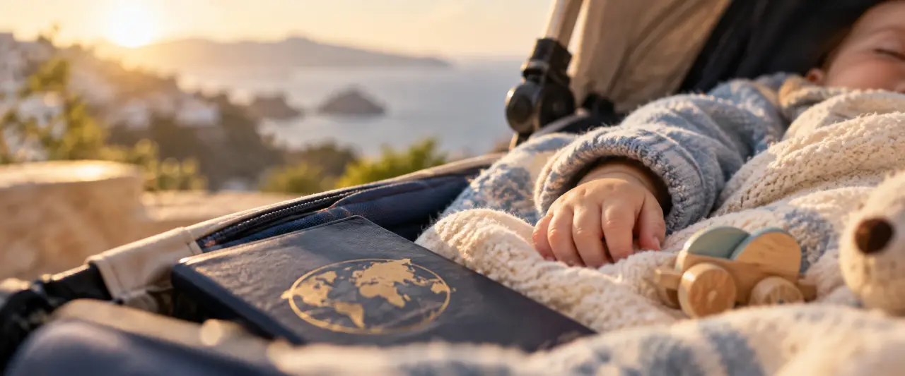 Voyager avec un bébé sans courir : âge, trajet et rythme à adapter
